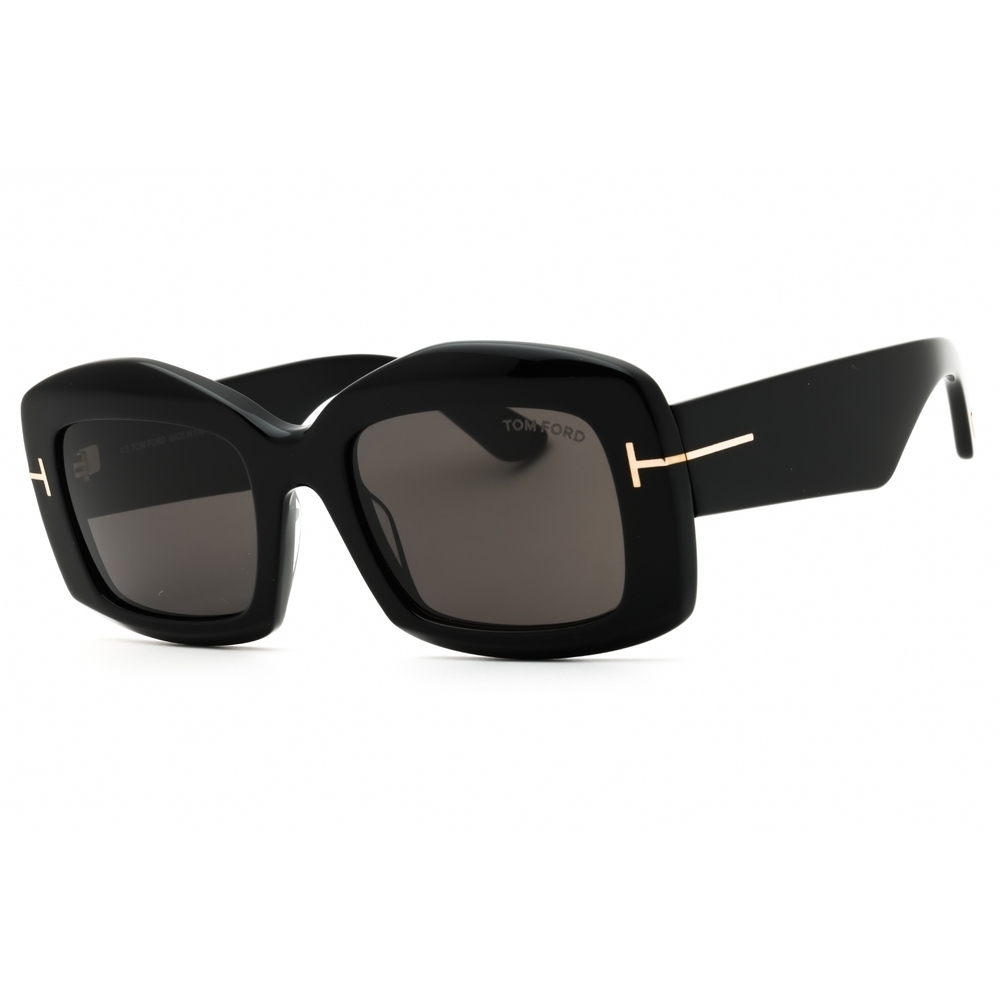 Tom Ford FT1218 Sunglasses Black Acetate Oversized